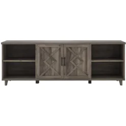 Wash Wood Helix Open Shelf Tv Stand-Kirkland's Home Discount