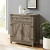 Wash Wooden And Metal Barn Door Cabinet-Kirkland's Home Best Sale