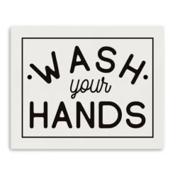 Wash Your Hands Giclee Canvas Art Print, 20X16 In.-Kirkland's Home Clearance
