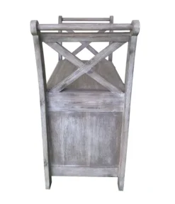 Washed Acacia Wood Storage Bench With Arms-Kirkland's Home Sale