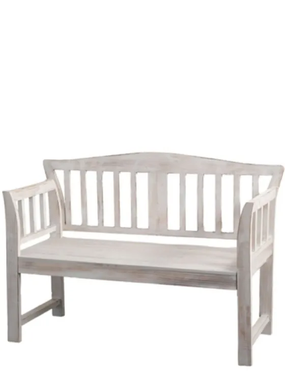 Washed Arched Wood Bench-Kirkland's Home Sale