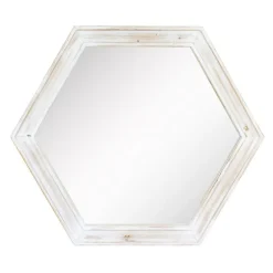 Washed Hexagon Frame Mirror-Kirkland's Home Best Sale