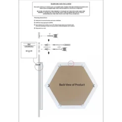 Washed Hexagon Frame Mirror-Kirkland's Home Best Sale