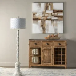 Washed Resin Encased Shade Floor Lamp-Kirkland's Home Best