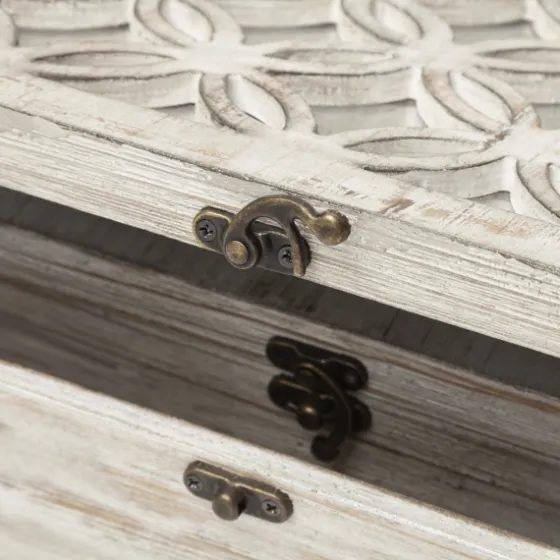Washed Wood Boxes, Set Of 2-Kirkland's Home Online