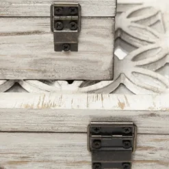 Washed Wood Boxes, Set Of 2-Kirkland's Home Online