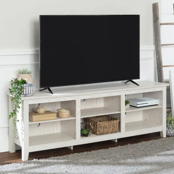 Washed Wood Tv Stand, 70 In.-Kirkland's Home Discount