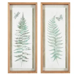 Watercolor Ferns 2-Pc. Framed Wall Art-Kirkland's Home Best Sale