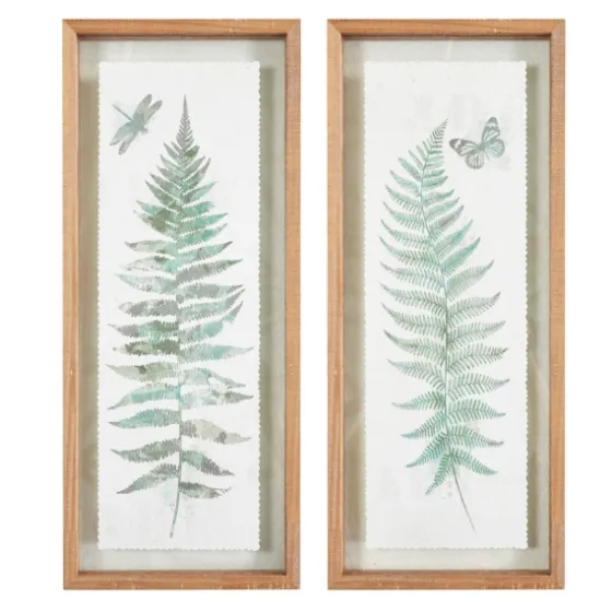 Watercolor Ferns 2-Pc. Framed Wall Art-Kirkland's Home Best Sale