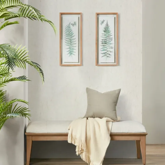 Watercolor Ferns 2-Pc. Framed Wall Art-Kirkland's Home Best Sale