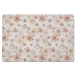 Watercolor Flowers Kitchen Mat-Kirkland's Home Flash Sale