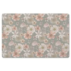 Watercolor Flowers Kitchen Mat-Kirkland's Home Hot