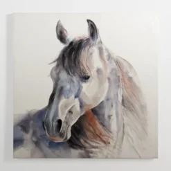 Watercolor Horse Canvas Art Print-Kirkland's Home Clearance