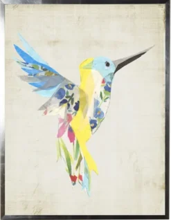 Watercolor Hummingbird Framed Art Print-Kirkland's Home Outlet