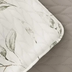 Watercolor Leaves Reversible 2-Pc. Twin Quilt Set-Kirkland's Home Outlet