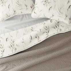 Watercolor Leaves Reversible 2-Pc. Twin Quilt Set-Kirkland's Home Outlet