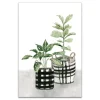 Watercolor Plaid Vase Canvas Art Print, 20X30 In.-Kirkland's Home Shop