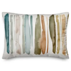 Watercolor Stripes Transitional Accent Pillow-Kirkland's Home Fashion