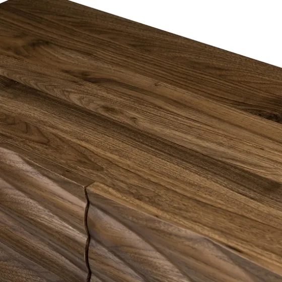 Wavy Wood 3-Door Sideboard Cabinet-Kirkland's Home Best