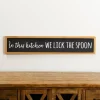 We Lick The Spoon Framed Wall Plaque-Kirkland's Home Sale
