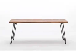 Weather Fir Wood And Hairpin Legs Coffee Table-Kirkland's Home Clearance