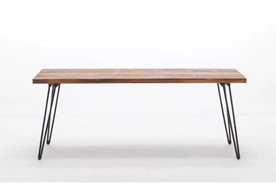 Weather Fir Wood And Hairpin Legs Coffee Table-Kirkland's Home Clearance