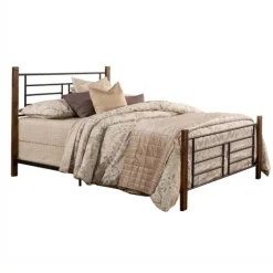 Weathered Brown Farmhouse Queen Bed-Kirkland's Home Online