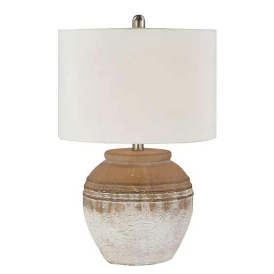 Weathered Clay Ceramic Table Lamp-Kirkland's Home Clearance