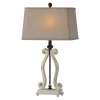 Weathered Cream Harp Table Lamps, Set Of 2-Kirkland's Home Fashion