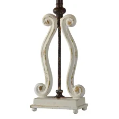 Weathered Cream Harp Table Lamps, Set Of 2-Kirkland's Home Fashion
