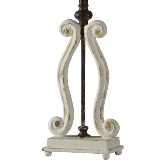 Weathered Cream Harp Table Lamps, Set Of 2-Kirkland's Home Fashion