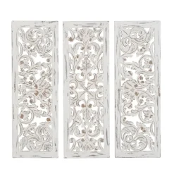 Weathered Gray Wood Panel Wall Plaques, Set Of 3-Kirkland's Home Cheap