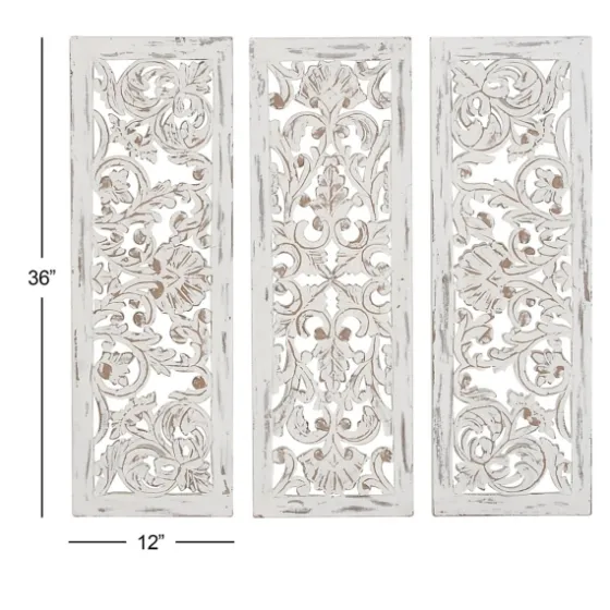 Weathered Gray Wood Panel Wall Plaques, Set Of 3-Kirkland's Home Cheap