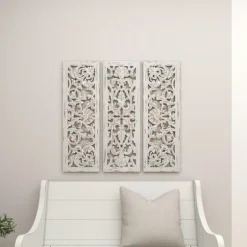 Weathered Gray Wood Panel Wall Plaques, Set Of 3-Kirkland's Home Cheap