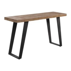 Weathered Oak And Metal Console Table-Kirkland's Home Online