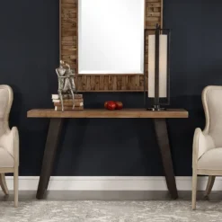 Weathered Oak And Metal Console Table-Kirkland's Home Online