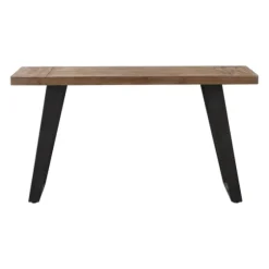 Weathered Oak And Metal Console Table-Kirkland's Home Online