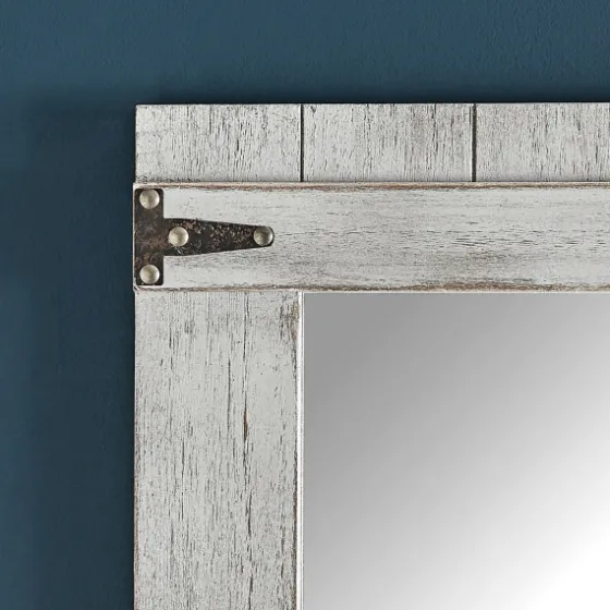 Weathered Wood Door Mirror, 24X32 In.-Kirkland's Home Sale