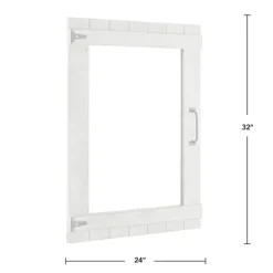 Weathered Wood Door Mirror, 24X32 In.-Kirkland's Home Sale