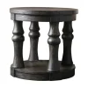 Weathered Wood Open Column Accent Table-Kirkland's Home Outlet