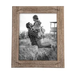 Weathered Wood Picture Frame With Staples, 8X10-Kirkland's Home Cheap