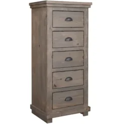 Weathered Wooden 5-Drawer Willow Chest-Kirkland's Home Online