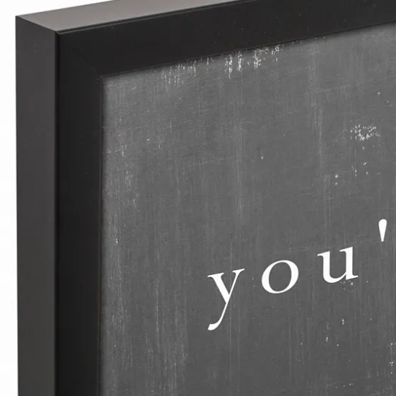 Welcome At This Table Black Framed Canvas Print-Kirkland's Home Shop