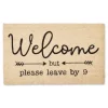 Welcome But Leave By Nine Doormat-Kirkland's Home Discount