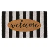 Welcome Cabana Stripe Coir Doormat-Kirkland's Home Shop
