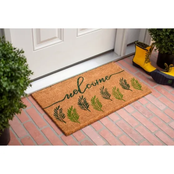 Welcome Fern Doormat-Kirkland's Home Sale