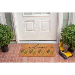 Welcome Fern Doormat-Kirkland's Home Sale
