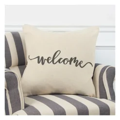 Welcome Sentiment Accent Pillow-Kirkland's Home Clearance