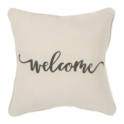 Welcome Sentiment Accent Pillow-Kirkland's Home Clearance