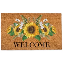 Welcome Sunflower Mix Doormat-Kirkland's Home Flash Sale